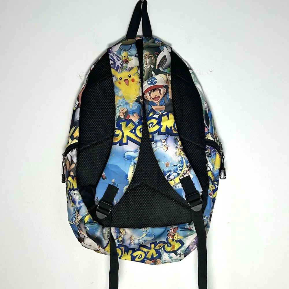 Pokemon‎ All Over Print Backpack School Bag Pikachu Ash Kids Anime